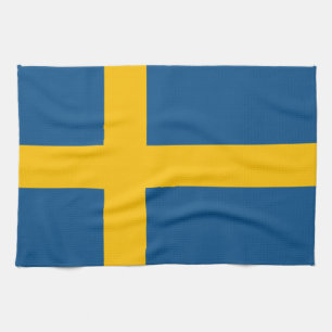 Linge De Cuisine Drapeau suédois
