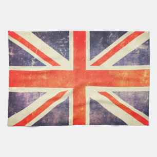Linge De Cuisine Drapeau vintage d'Union Jack