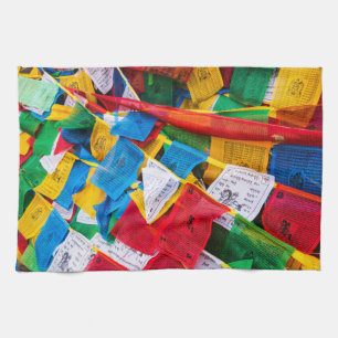 Linge De Cuisine Drapeaux de prière tibétains colorés - Tibet
