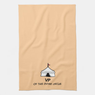 Linge De Cuisine Drôle citation de la tente de cirque rouge et bla
