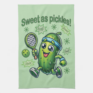 Linge De Cuisine Drôle mignon sucré comme chatons Pickleball