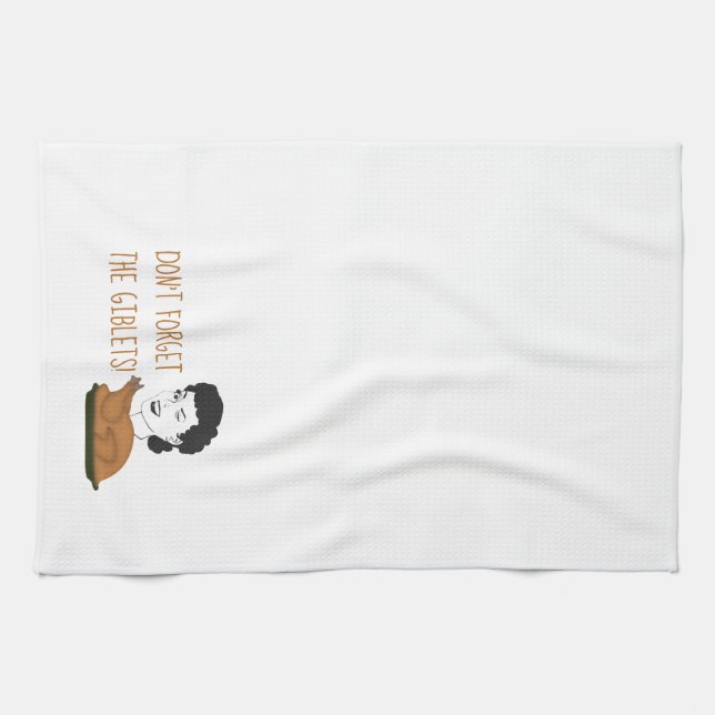 Linge De Cuisine Drôle n'oublie pas The Giblets Thanksgiving (Horizontal)