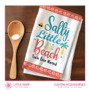 Linge De Cuisine Drôle petite plage salée personnalisable