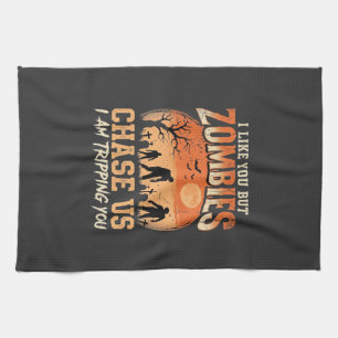 Linge De Cuisine Drôles de zombies Halloween nous poursuivent Desig