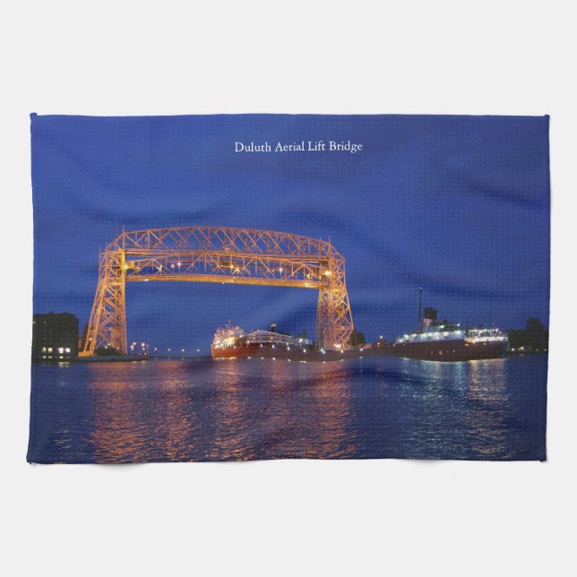Linge De Cuisine Duluth Aerial Lift Bridge & John G. Munson (Horizontal)