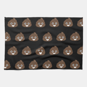 Linge De Cuisine Dunette Brown idiote folle Emoji