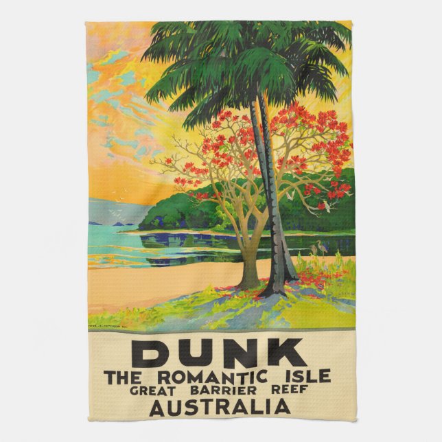 Linge De Cuisine Dunk Island Queensland Australia Tea Towne (Vertical)