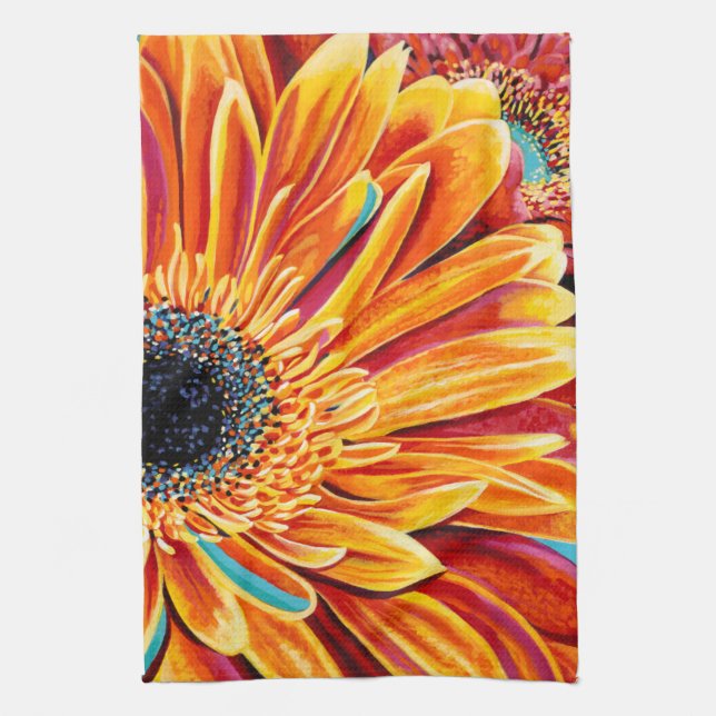 Linge De Cuisine Éclats de couleur II (Vertical)