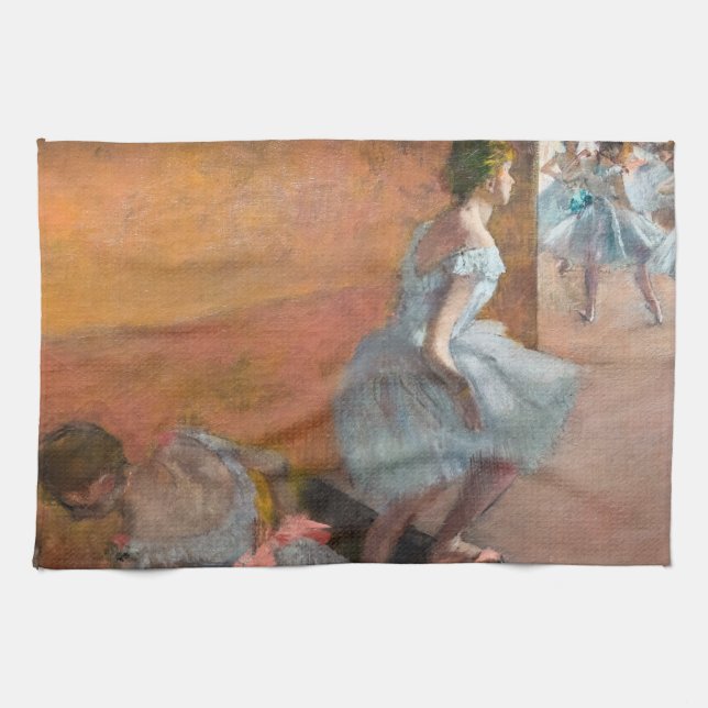 Linge De Cuisine Edgar Degas - Danseurs Escalade d'un escalier (Horizontal)