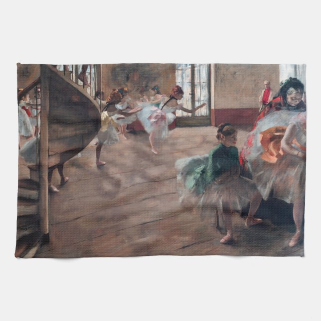 Linge De Cuisine Edgar Degas - La répétition (Horizontal)