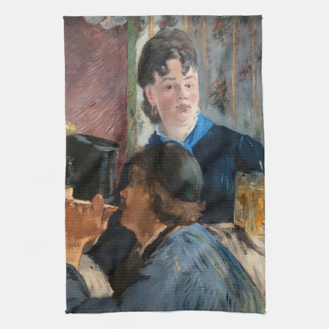 Linge De Cuisine Edouard Manet - Serveuse de bière (Vertical)