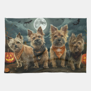 Linge De Cuisine Éffrayant australien Terrier Halloween