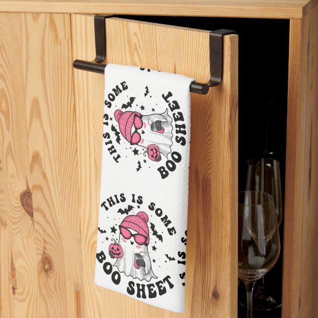 Linge De Cuisine Éffrayant drôle Halloween Décor Fantôme (Pliage en tiers)
