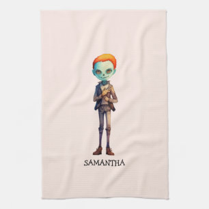 Linge De Cuisine Éffrayant, mais joli Zombie Kid - Adorable Macabre