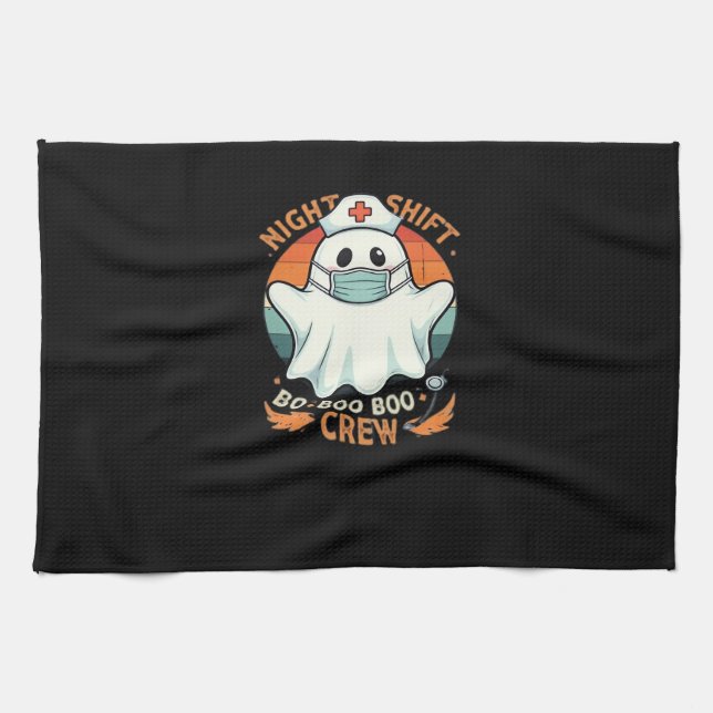 Linge De Cuisine Éffrayante Halloween Infirmière drôle Costume Fant (Horizontal)