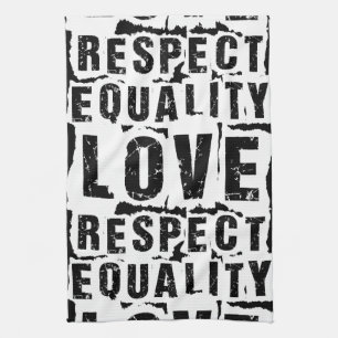 Linge De Cuisine Égalité Amour et respect Mois de la fierté