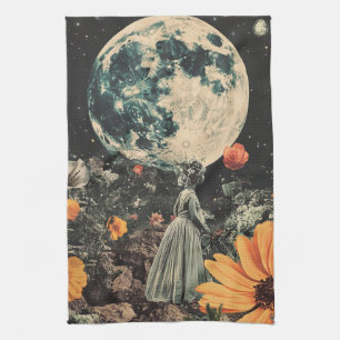 Linge De Cuisine Élégance Lune - Femme avec Lune (3)