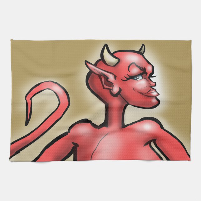 Linge De Cuisine Elle Diable (Horizontal)