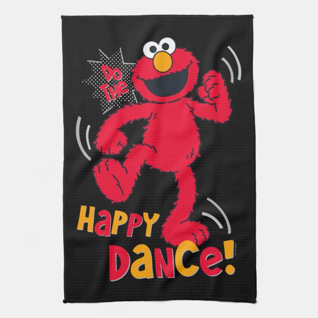 Linge De Cuisine Elmo | Faire la joyeuse danse (Vertical)