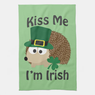 Linge De Cuisine Embrasse-moi Je suis un hérisson irlandais