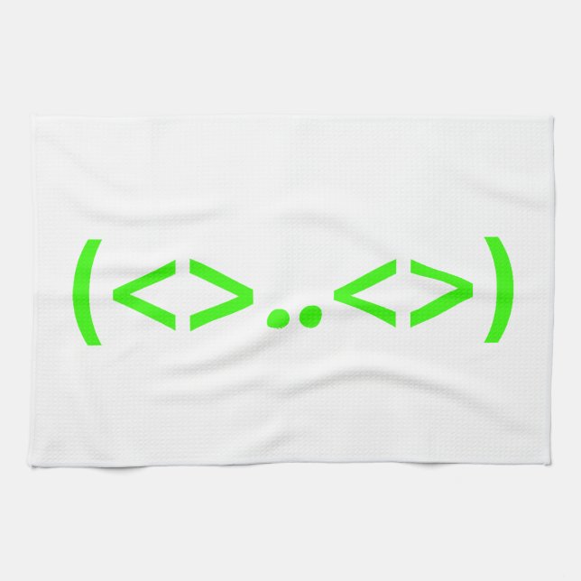 Linge De Cuisine Emoticon japonais ALIEN (Horizontal)