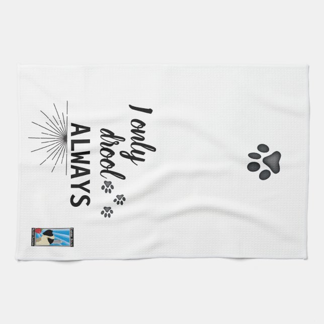 Linge De Cuisine Empire State Mastiff Fanciers Drool Toujours servi (Horizontal)