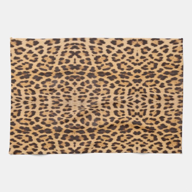 Linge De Cuisine empreinte de léopard mode branché style safari sau (Horizontal)