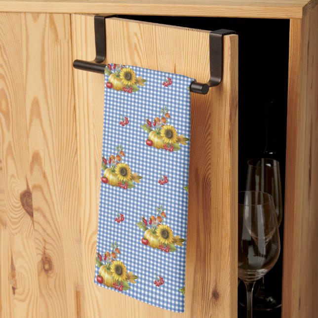 Linge De Cuisine En Automne  (Pliage en tiers)