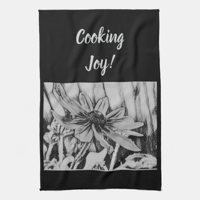Linge De Cuisine Ensemble Susan Potholder Black Eyed (Vertical)