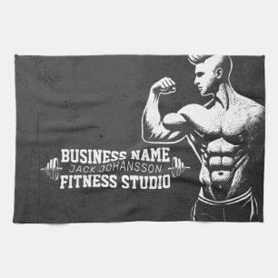 Linge De Cuisine Entraîneur de fitness moderne Bodybuilding Instruc