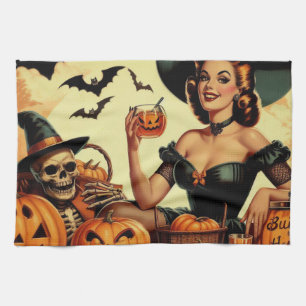 Linge De Cuisine Épingle vintage d'Halloween
