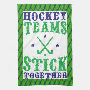 Linge De Cuisine Équipe De Hockey De Terrain Stick Ensemble Serviet