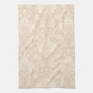 Linge De Cuisine Équipe romaine de Floral Damask