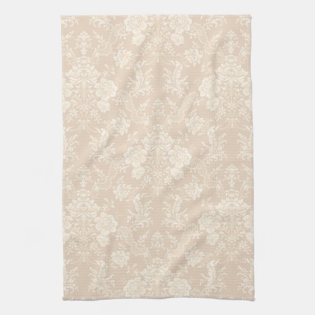 Linge De Cuisine Équipe romaine de Floral Damask (Vertical)