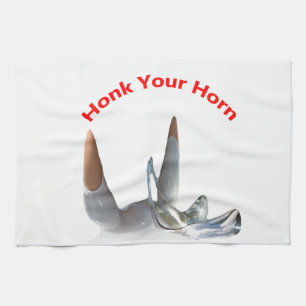 Linge De Cuisine Essuie-mains Klaxonnez Votre Klaxon