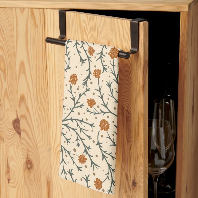Linge De Cuisine Evergreen Kisses Under the Mistletoe (Pliage en tiers)