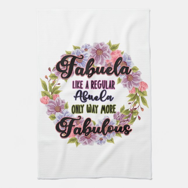 Linge De Cuisine Fabuela Comme Une Abuela Régulière Seulement Beauc (Vertical)