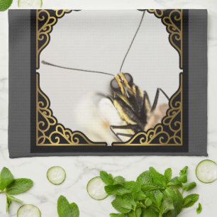 Linge De Cuisine Face du papillon - Monarque de fermeture
