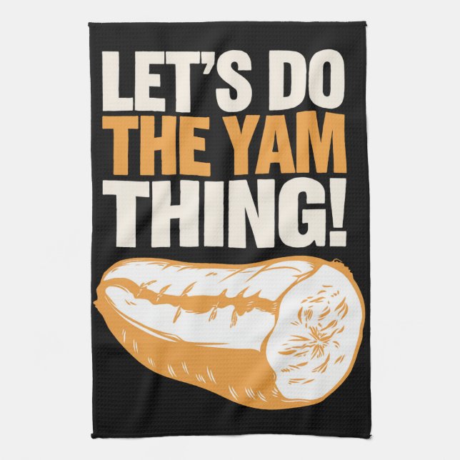 Linge De Cuisine Faisons le Yam Thing Thanksgiving Sweet Potato (Vertical)