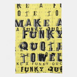 Linge De Cuisine Faites votre propre devis Funky Personnalisé   jau