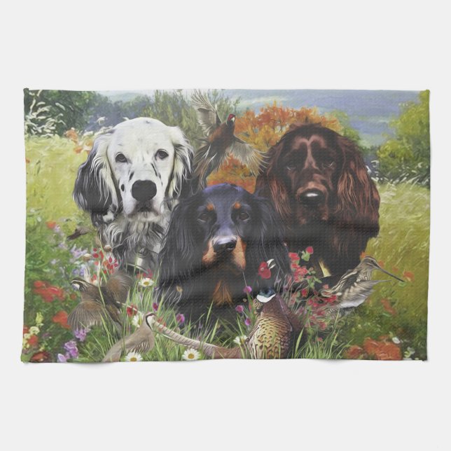 Linge De Cuisine Famille Setters (Horizontal)