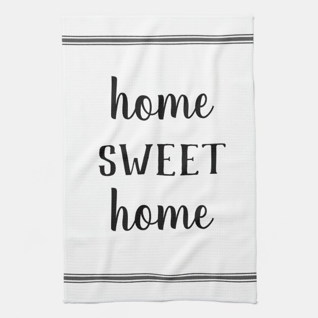 Linge De Cuisine Farmhouse moderne Home Sweet Home (Vertical)
