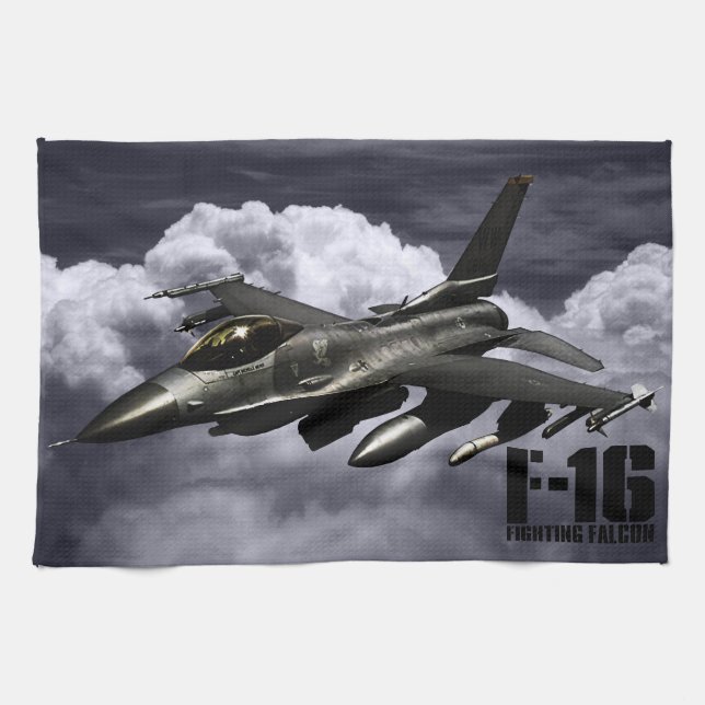 Linge De Cuisine Faucon F-16 de combat (Horizontal)