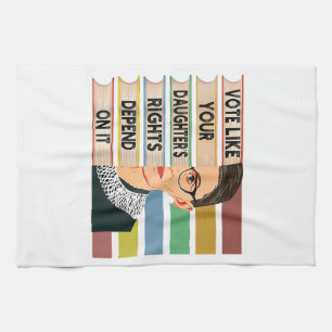 Linge De Cuisine Feministe Ruth Bader Ginsburg RBG Citation Girl Wi