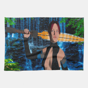 Linge De Cuisine Femme amazonienne