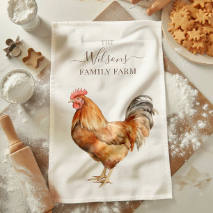 Linge De Cuisine Ferme familiale Poulet rustique de la campagne