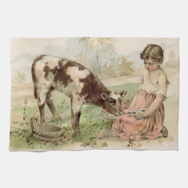 Linge De Cuisine Ferme vintage (Horizontal)