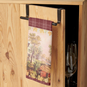 Linge De Cuisine Fermiers Thanksgiving Accueil Récolte Plaid