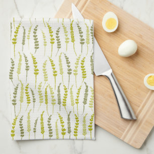 Linge De Cuisine Ferne verte à imprimer pour cuisine naturelle