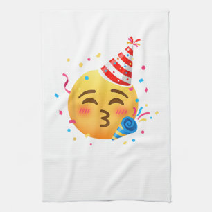 Linge De Cuisine Fête d'émoticônes drôles